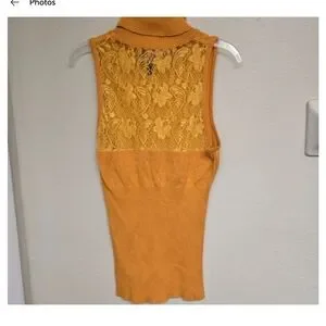 2B Bebe | Tops | 2b Bebe Yellow Ribbed Fitted Tank Top | Poshmark